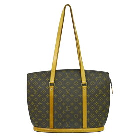 本物 ルイヴィトン LOUIS VUITTON LV バビロン モノグラム ショルダーバッグ トートバッグ ブラウン M51102 Babylone ビトン バッグ 中古・