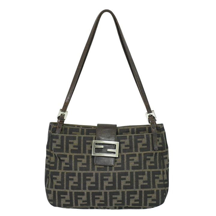 楽天市場】本物 フェンディ FENDI ズッカ ショルダーバッグ キャンバス 