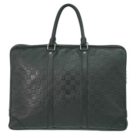 本物 ルイヴィトン LOUIS VUITTON LV ポルトドキュマンヴォワヤージュ ダミエ アンフィニ ビジネスバッグ オニキス ブラック N41146 ビトン バッグ 中古・