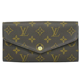 本物 ルイヴィトン LOUIS VUITTON LV ポルトフォイユサラ モノグラム 長財布 ロングウォレット ブラウン M60531 ビトン 財布 ウォレット 中古・