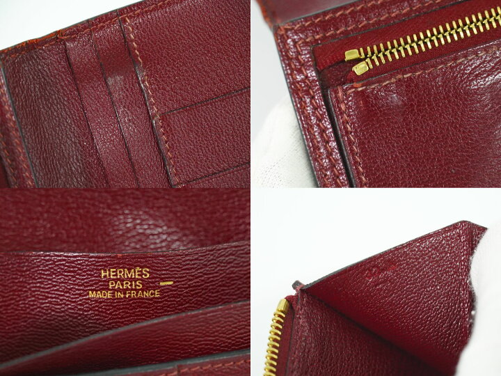 楽天市場】本物 エルメス HERMES ベアンクラシック 長財布 ロング 