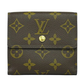 本物 ルイヴィトン LOUIS VUITTON LV ポルトモネビエカルトクレディ モノグラム 折財布 ブラウン M61652 ビトン 財布 ウォレット 中古・