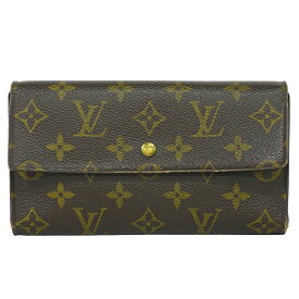 本物 ルイヴィトン LOUIS VUITTON LV ポルトトレゾール インターナショナル モノグラム 長財布 ブラウン M61215 ビトン 財布 ウォレット 中古・