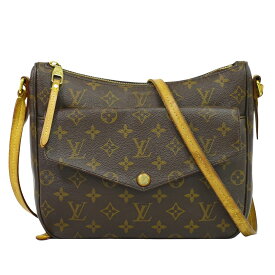 本物 ルイヴィトン LOUIS VUITTON LV マビヨン モノグラム ショルダーバッグ ポシェット ブラウン M41679 Mabillon ビトン バッグ 中古・