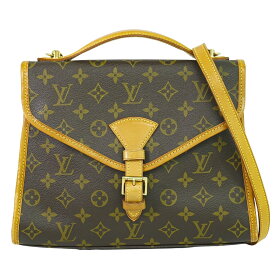 本物 ルイヴィトン LOUIS VUITTON LV ベルエア モノグラム 2WAY ショルダーバッグ ハンドバッグ ブラウン M51122 ビトン バッグ 中古