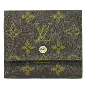 本物 ルイヴィトン LOUIS VUITTON LV モノグラム カードケース 名刺入れ ブラウン ビトン 雑貨小物 中古・