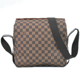 本物 ルイヴィトン LOUIS VUITTON LV ナヴィグリオ ダミエ エベヌ ショルダーバッグ メッセンジャーバッグ ブラウン N45255 Naviglio ビトン バッグ 中古