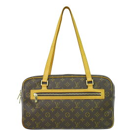 本物 ルイヴィトン LOUIS VUITTON LV シテ GM モノグラム ショルダーバッグ ブラウン M51181 Cite ビトン バック 中古・