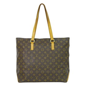 本物 ルイヴィトン LOUIS VUITTON LV カバメゾ モノグラム ショルダーバッグ トートバッグ ブラウン M51151 ビトン バッグ 中古・