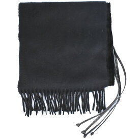 本物 フェンディ FENDI カシミヤ ミンク マフラー ブラック 服飾小物 中古・