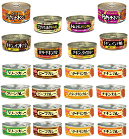 【缶詰】いなば カレー缶詰 スープ入り 24缶セット 詰め合わせ トムヤムチキンスープ タイカレー ビーフ チキン バターチキン 非常食 保存食 長期保存 備蓄 食べ比べ 関東圏送料無料 「一番人気」