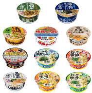 【カップ麵Re】九州の味めぐり 九州サンポー食品 ラーメン 6個に具ダク6個の12食セット 関東圏送料無料