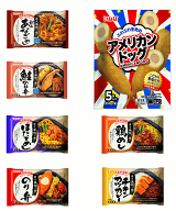 【冷蔵食品】いなば食品 直火釜炊きごはんの 冷凍お弁当とデカサイズのアメリカンドッグ 5袋 チキンカツ…