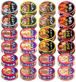 【缶詰】バラエティ豊富！ホテイフーズ＆いなば食品の和惣菜缶詰24缶アソート おかず・お弁当・防災備蓄に 関東圏送料無料