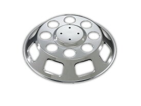 メッキホイールカバー大型フロント用1枚（22.5インチ8穴　取付ブラケット付）LCF-4 LCS-21