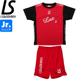 LUZeSOMBRA ルースイソンブラ ジュニア モンテプラシャツ シンプルスタンダードプラパン L2211007-REDBLK-F1921314-RED サッカー フットサル
