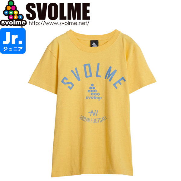 SVOLME スボルメ ジュニア アーチロゴTシャツ 1221-97600-YEL サッカー フットサル キッズ・ジュニア用ウェア 