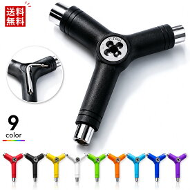 スケートボード ネジ切り Yツール タップ付き スケボー 工具 skateboard 調整工具 デッキ ビス 組み立て スケボーツール コンプリート トラック ウィール ベアリング 取り付け ねじ切り Y字 工具 Y-tool スケートボード用品