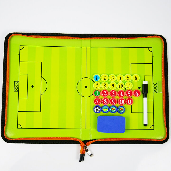 楽天市場】サッカー フットサル チャック式 作戦盤 【名前シール付き 