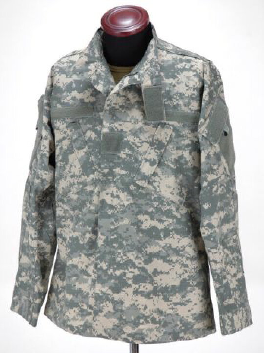 楽天市場】長袖 ミリタリー ACU ジャケット メンズ BDU デジタルカモ 