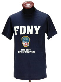 “FDNY”Tシャツ(半袖) ROTHCO/ロスコ　ニューヨーク市消防局オフィシャル・ライセンス・ティーシャツ【楽ギフ_包装】