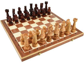 高級 木製 チェスセット カエサル 特大 ポーランド製 Caesar 59.5cm×59.5cm chess駒盤 数量限定販売