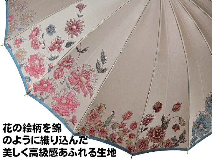 美品未使用傘屋『前原光栄商店』花柄総柄