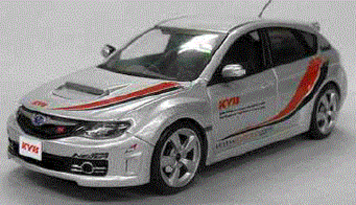 楽天市場】1/43 スバル インプレッサ WRX STI ”KYB”version
