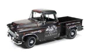 1/18 1955 Chevy Stepside Pick Up `The Three Stooges(�O�΂��叫)` ������ �u���b�N AWSS115 �yAMERICAN MUSCLE/�A�����J���}�b�X���z�y4548565317264�z