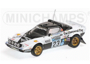 1/43 �����`�A �X�g���g�X �����[ �`�F�b�J�[�t���b�O Lancia Stratos Rally Walfridson / Frazer RAC Rally 1976 430761223 �yMINICHAMPS/�~�j�`�����v�X�z�y4012138101241�z