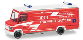 1/87 Mercedes-Benz Vario box truck measurement instrumentation "Stuttgart fire department"【herpa/ヘルパ】【091573】【4013150091573】
