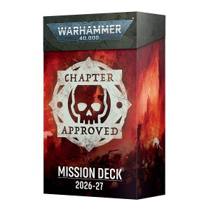 WARHAMMER 40000: CHAPTER APPROVED MISSION DECK (11TH EDITION) 40-65�y�Q�[���Y���[�N�V���b�v�z�y5011921259632�z