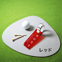 ゴルフネームプレートネームタグキャンディカラー選べるカラー(プレート7色ベルト10色）