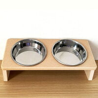 【猫食器台】