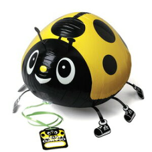 お散歩 テントウムシ黄(風船、バルーン)【お散歩風船 バルーン アニマル風船 室内 装飾 飾り】