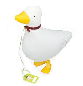 お散歩 ダック(風船、バルーン)【お散歩風船 バルーン アニマル風船 室内 装飾 飾り】