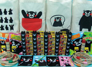 くまモン輪投げおもちゃパック 総数約100ヶパック【縁日・お祭り用品・模擬店・販売・輪投げ・玩具パック】