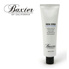 【4/1(月)全品P5倍 最大20.5倍ワンダフルデー！】［毎日の洗顔に］FACIAL SCRUB フェイシャルスクラブ BAXTER OF CALIFORNIA バクスターオブカリフォルニア 洗顔料 洗顔 洗顔フォーム メンズ 洗顔石鹸 MADE IN USA ギフト