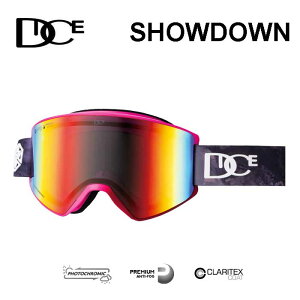 【最大P40倍!!25日はボーナスデー!!】ダイス DICE ゴーグル ショーダウン SD45657 SHOWDOWN スキー スノーボード スノボ (250130)