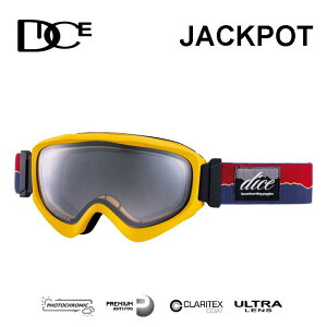 【最大P19倍!!30日は5と0のつく日!!】ダイス DICE ゴーグル ジャックポット JP44570 JACKPOT スキー スノーボード スノボ 調光レンズ メンズ レディース 曇り止め 紫外線カット ナイター対応(250130)