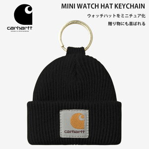 �y30���ő�P19�{�z�J�[�n�[�g �_�u�����[�A�C�s�[ �~�j �E�H�b�`�n�b�g �L�[�`�F�[�� �L�[�z���_�[ Carhartt WIP MINI WATCH HAT KEYCHAIN I036420 �A�N���� �u���b�N �n�~���g���u���E�� ���j�Z�b�N�X (260