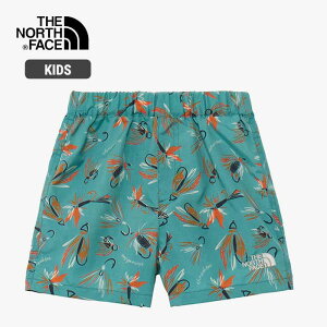 【最大P19倍!!30日は5と0のつく日!!】ザ・ノース・フェイス THE NORTH FACE NBB42534 B NOVELTY CLASS V FL 90 ノベルティクラスファイブショート 水着 ラッシュガード 子供 かわいい 柄パンツ アウトドア 水