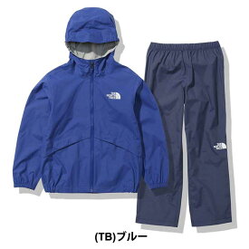 【4/1(月)全品P5倍 最大20.5倍ワンダフルデー！】ノースフェイス キッズ レインウェア 上下セット THE NORTH FACE [ NPJ12112 ] K'S RAINTEX EUREKA ユリイカ レインスーツ (240218)