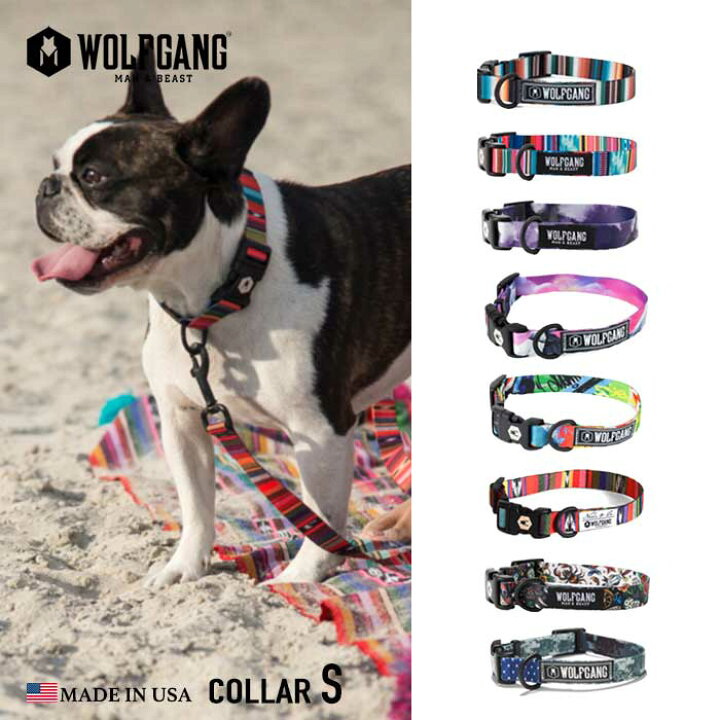 楽天市場 お買い物マラソン最大p27倍 ウルフギャング 犬 首輪 小型犬用 Wolfgang Wc 001 Collar S カラー おしゃれ Wolfgang Man Beast メール便 0904 Spsp10 Hood楽天市場店