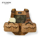 【超ポイントバック祭】フィルソン フィッシングベスト Filson (#89130) MESH STRAP VEST TAN(170BEIGE) 22年入荷商品…
