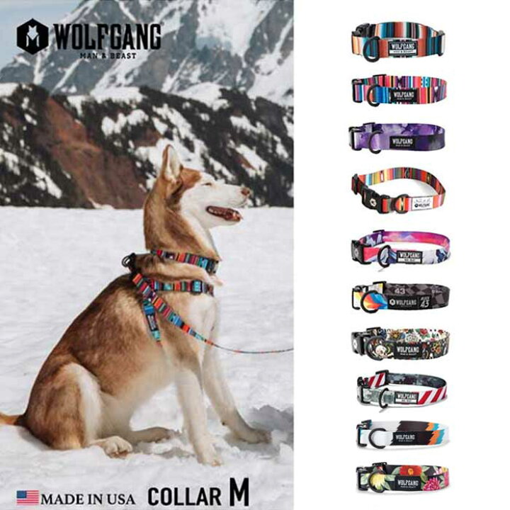 楽天市場 25日ボーナスday 最大p25倍 ウルフギャング 犬 首輪 中型犬用 Wolfgang Wc 002 Collar M カラー おしゃれ Wolfgang Man Beast メール便 0904 Hood楽天市場店