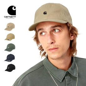 Carhartt カーハート WIP MADISON LOGO CAP T023750 マディソンロゴキャップ キャップ ロー カーブ 6パネル ストラップバック ウオッシュ コットン ツイル 帽子 ワンポイント 刺繍 ワーク スケート ストリート メンズ レディース 国内正規 [220411]【BASIC】