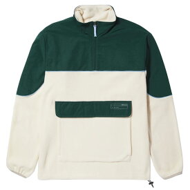 HUF × Crailtap ハフ クレイルタップ コラボ フリースジャケット [ FL00204 ] CRAILTAP CONTINENT 1/4 ZIP ハーフジップ アウター [221206]【SPS06】