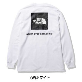 ノースフェイス 長袖Tシャツ THE NORTH FACE [ NT32343 ] L/S Back Square Logo Tee ロングスリーブバックスクエアロゴティー ロンT メンズ 【Y】(231226)