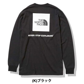 【4/1(月)全品P5倍 最大20.5倍ワンダフルデー！】ノースフェイス 長袖Tシャツ THE NORTH FACE [ NT32343 ] L/S Back Square Logo Tee ロングスリーブバックスクエアロゴティー ロンT メンズ 【Y】(231226)